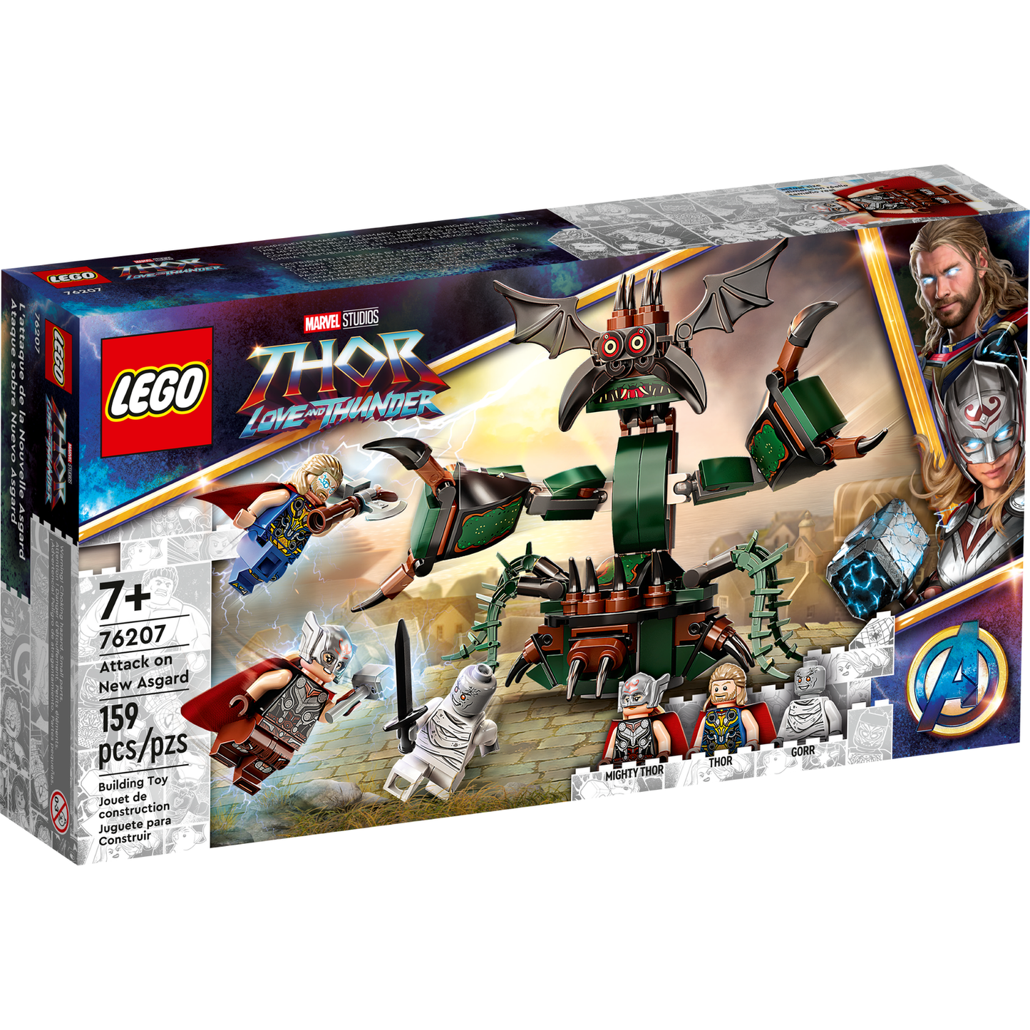 Lego Marvel Thor Love & Thunder Attack on New Asgard 76207