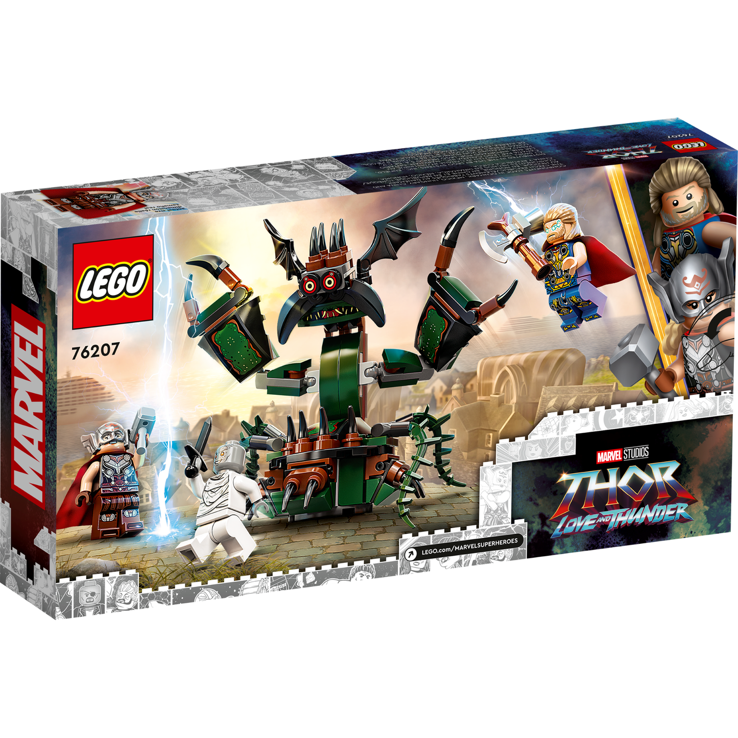 Lego Marvel Thor Love & Thunder Attack on New Asgard 76207