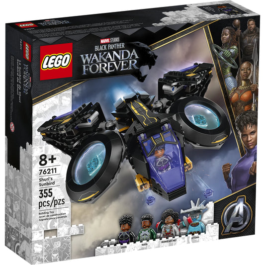 Lego Black Panther Wakanda Forever Shuri's Sunbird 76211