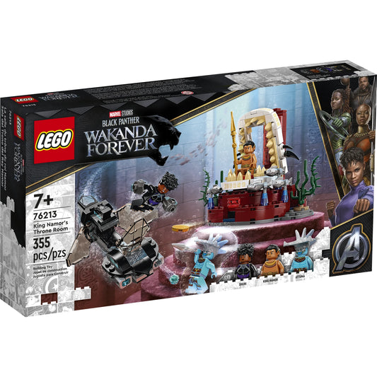 Lego Black Panther Wakanda Forever King Namor’s Throne Room 76213