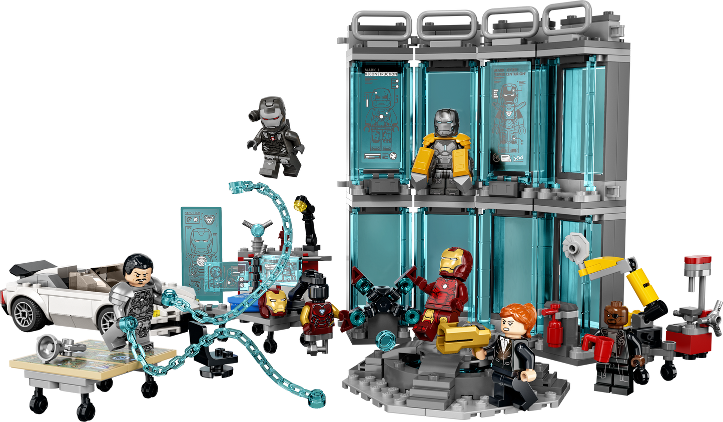 Lego Marvel Iron Man Armoury 76216