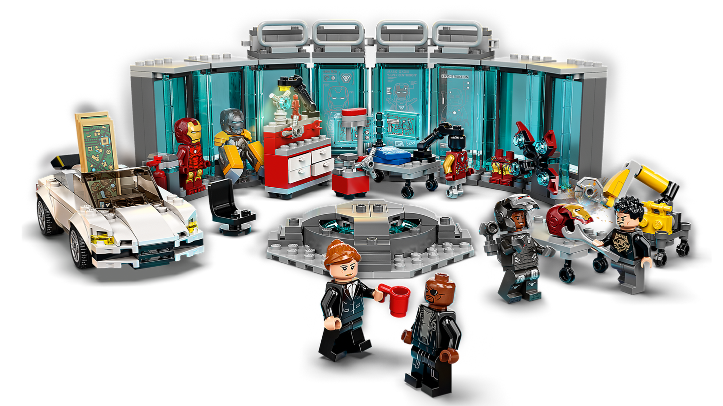 Lego Marvel Iron Man Armoury 76216