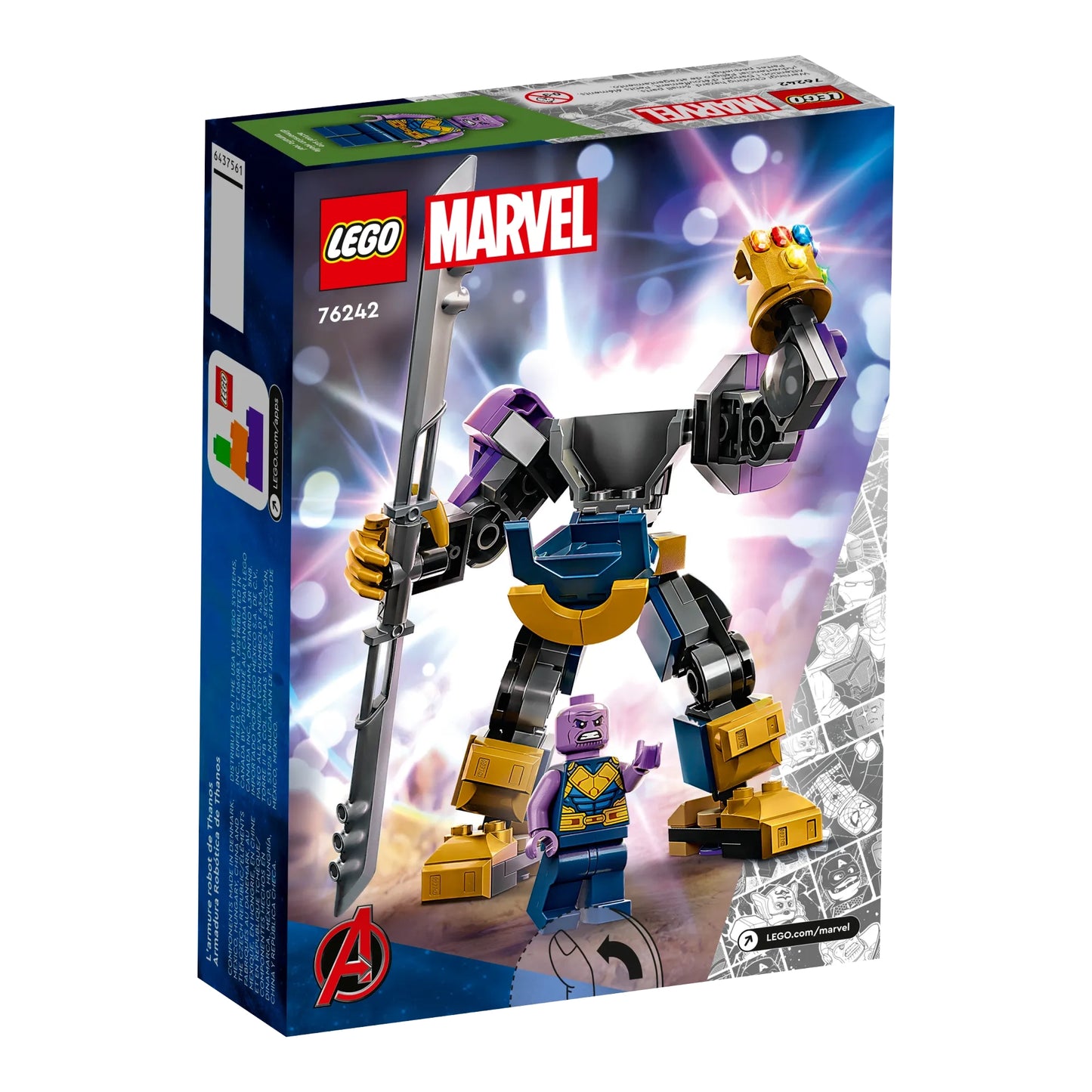 Lego Marvel Avengers Thanos Mech Armour 76242