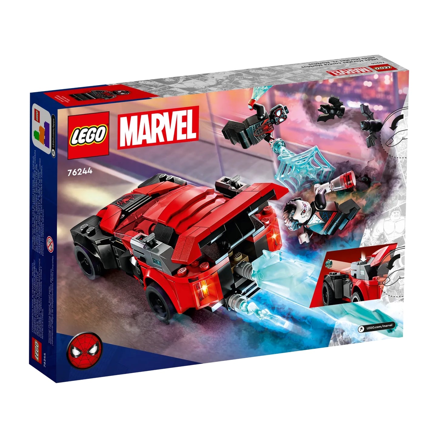 Lego Marvel Spider-man Miles Morales vs. Morbius 76244
