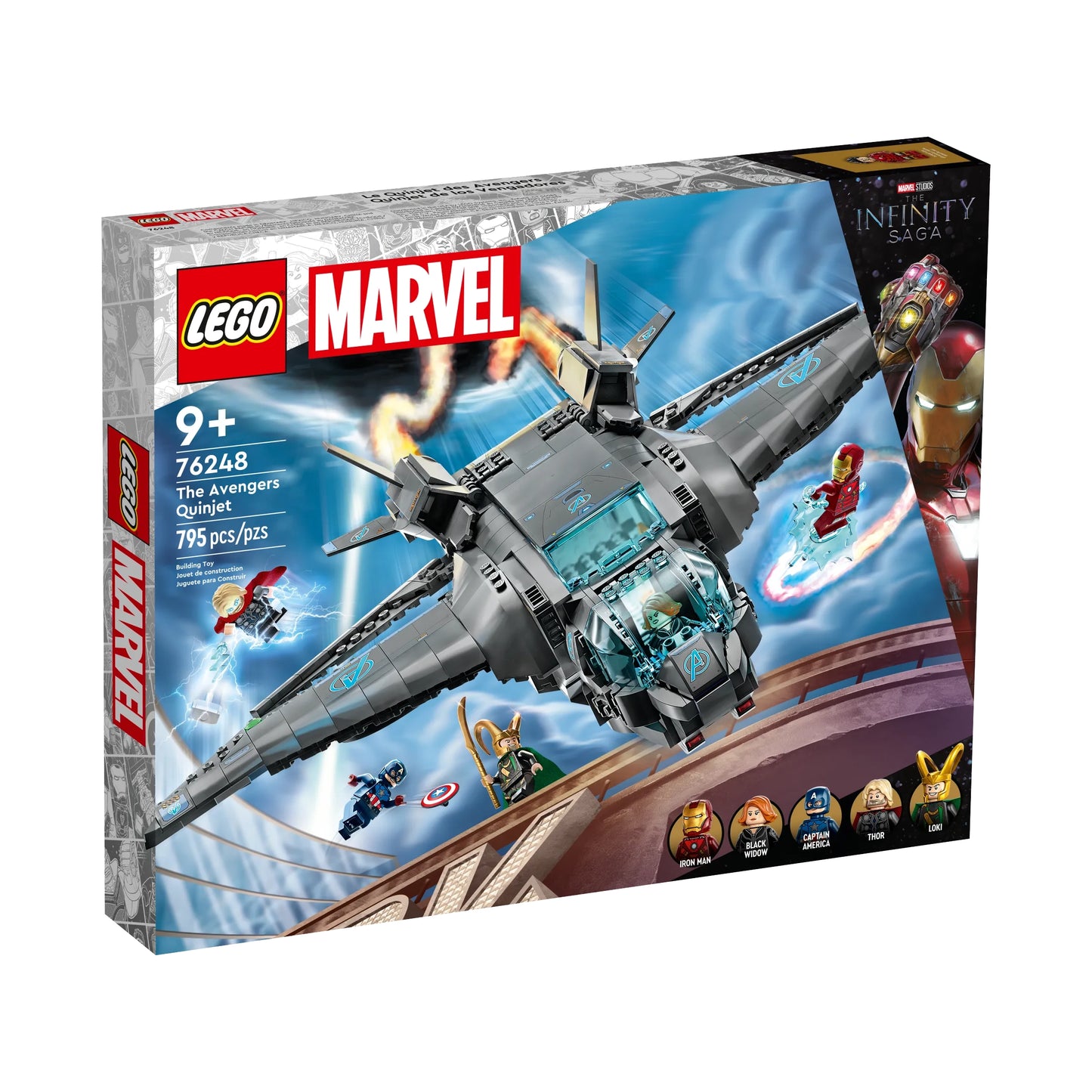 Lego Marvel The Avengers Quinjet 76248