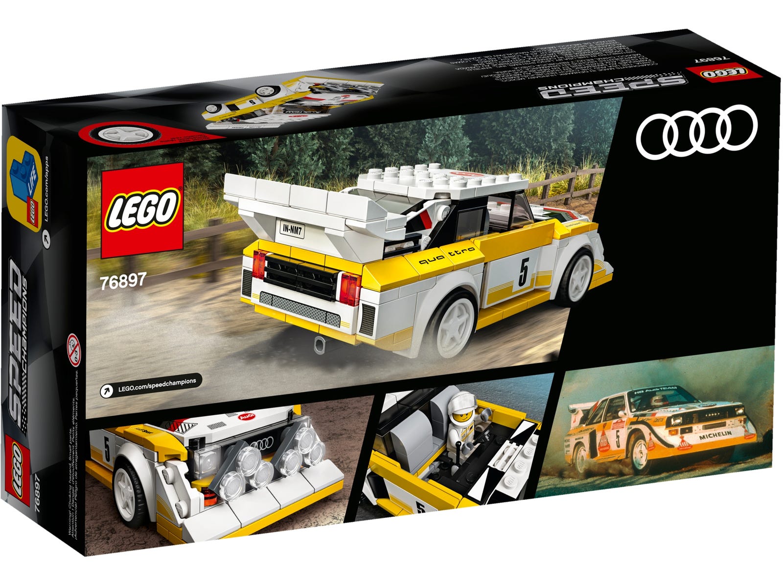 Lego Speed Champions 1985 Audi Quattro S1 76897 – Sam Turner Sons