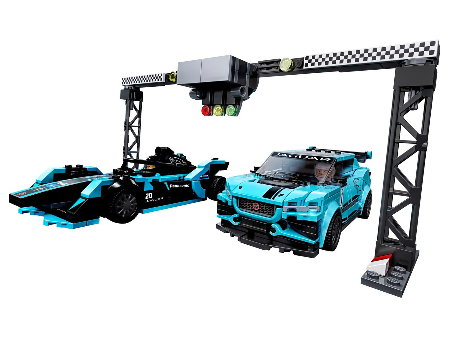 Lego Speed Champions Jaguar Formula E & I-Pace SV Race Car 76898