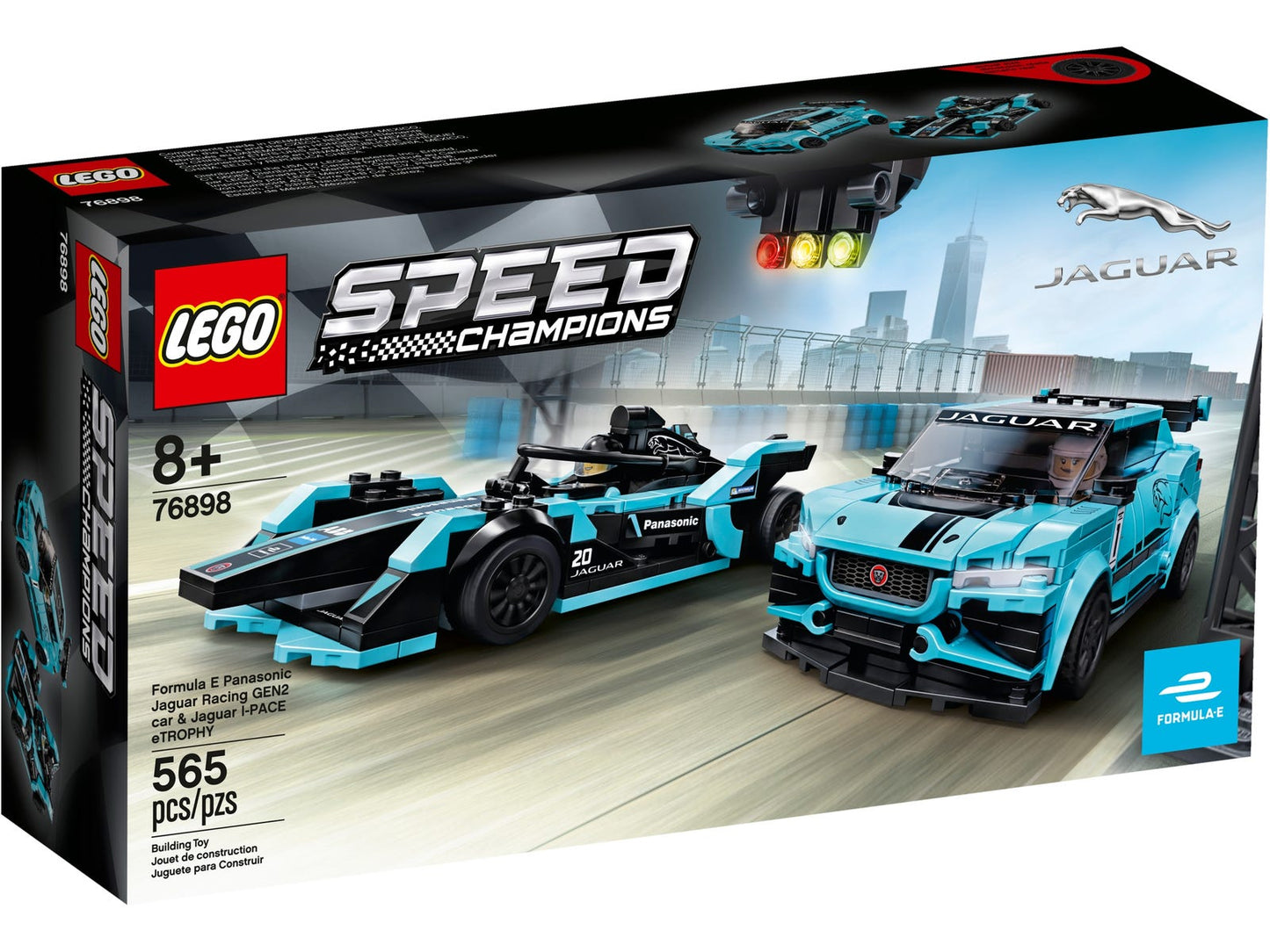 Lego Speed Champions Jaguar Formula E & I-Pace SV Race Car 76898