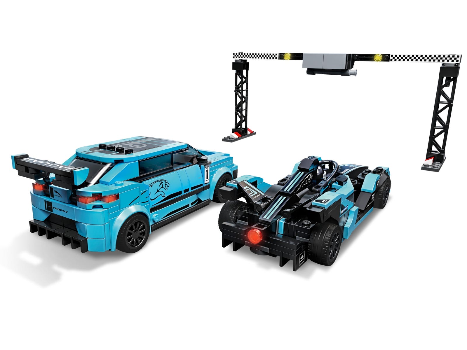 Lego Speed Champions Jaguar Formula E & I-Pace SV Race Car 76898