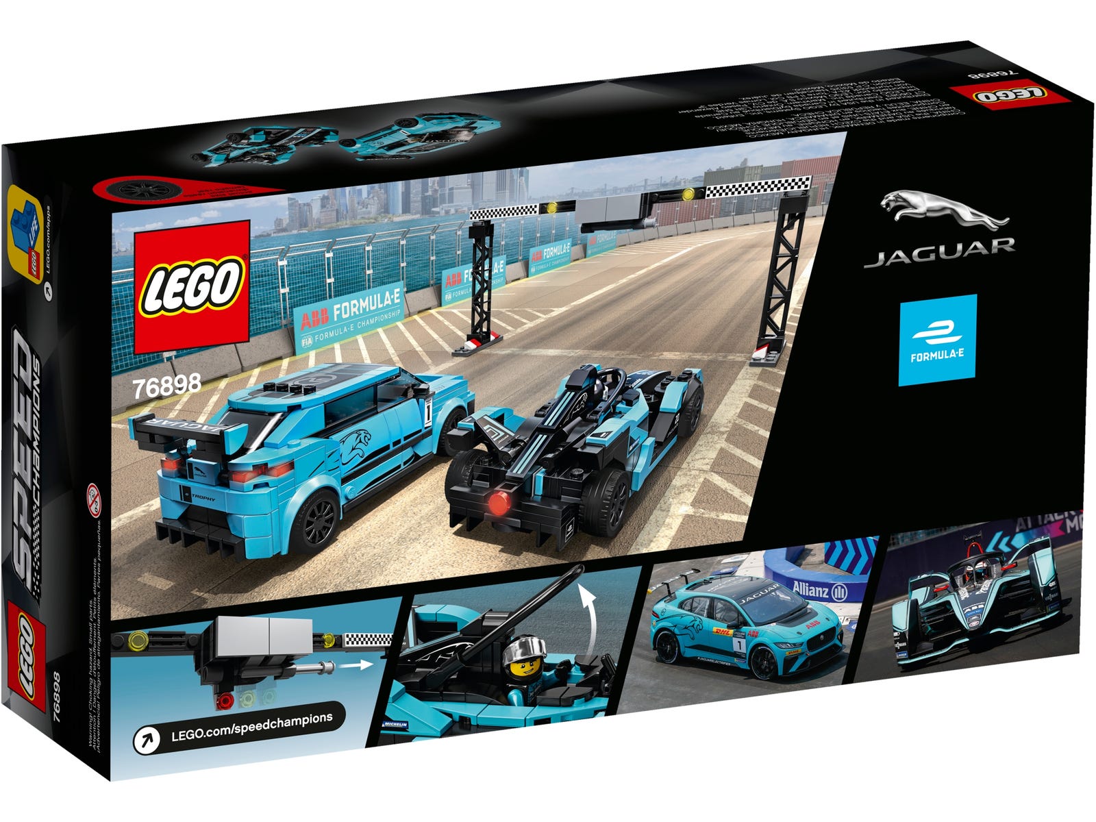 Lego Speed Champions Jaguar Formula E & I-Pace SV Race Car 76898