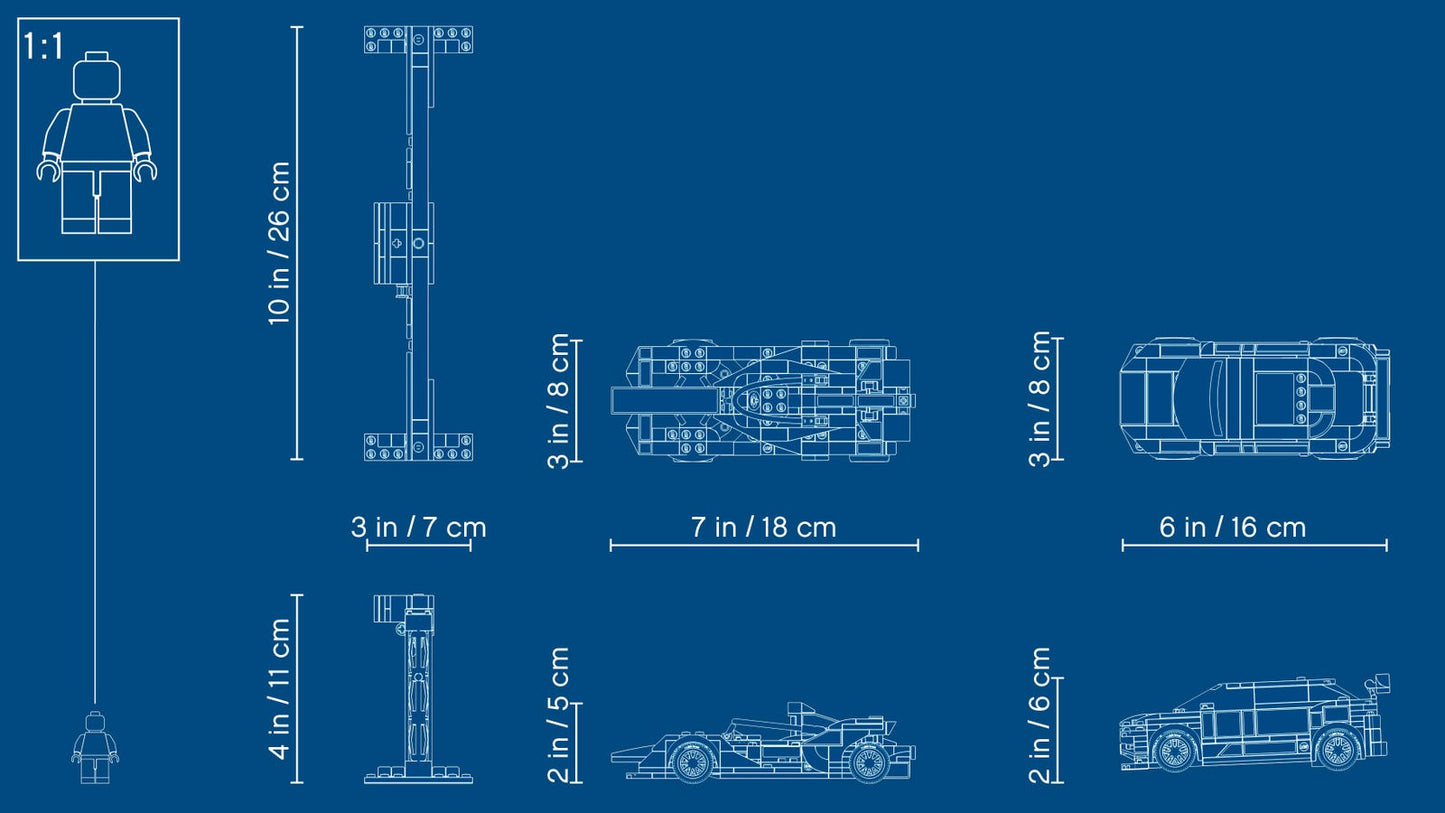 Lego Speed Champions Jaguar Formula E & I-Pace SV Race Car 76898