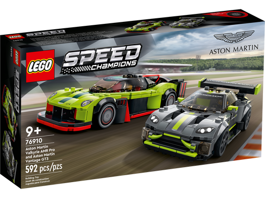 Lego Aston Martin Valkyrie AMR Pro & Aston Martin Vantage GT3