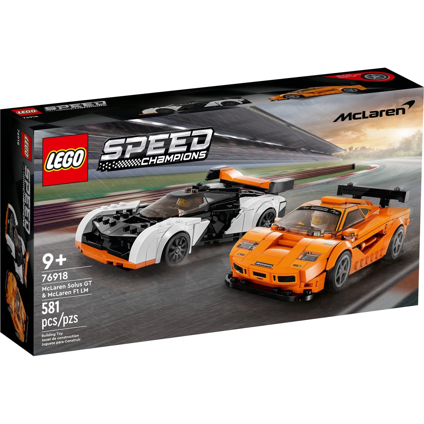 Lego Speed Champions McLaren Solus GT & McLaren F1 LM 76918