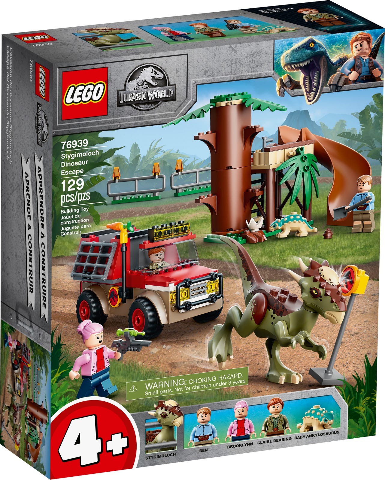 Lego Jurassic World Stygimoloch Dinosaur Escape 76939