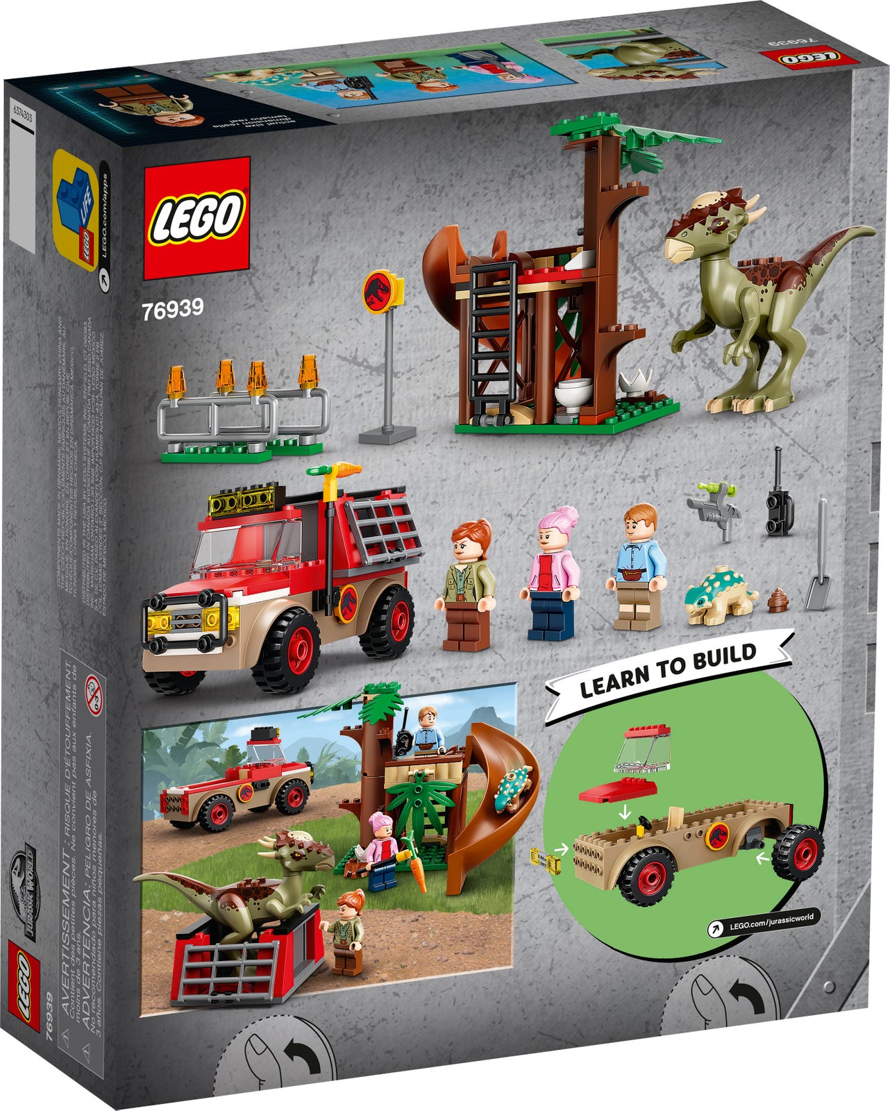 Lego Jurassic World Stygimoloch Dinosaur Escape 76939