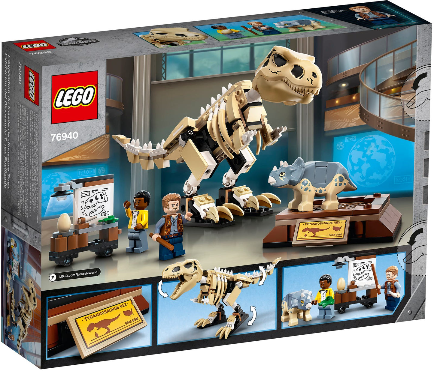 Lego Jurassic World T-Rex Dinosaur Fossil Exhibition 76940