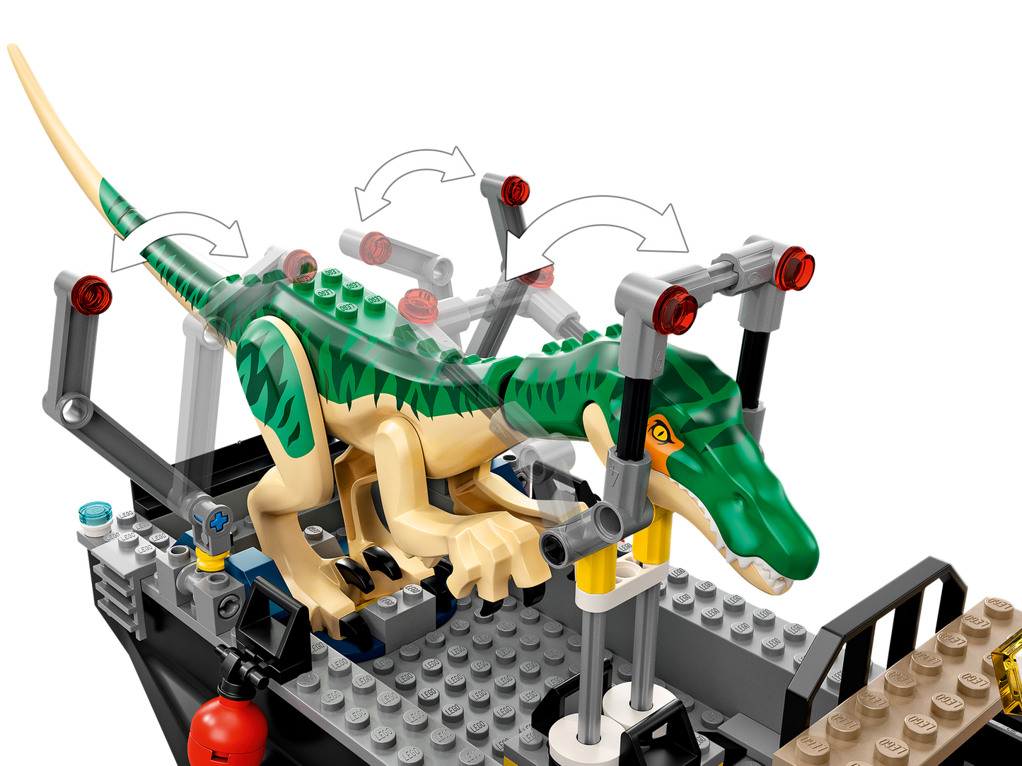Camp Cretaceous Jurassic World Boat Lego LEGO Jurassic World Brick