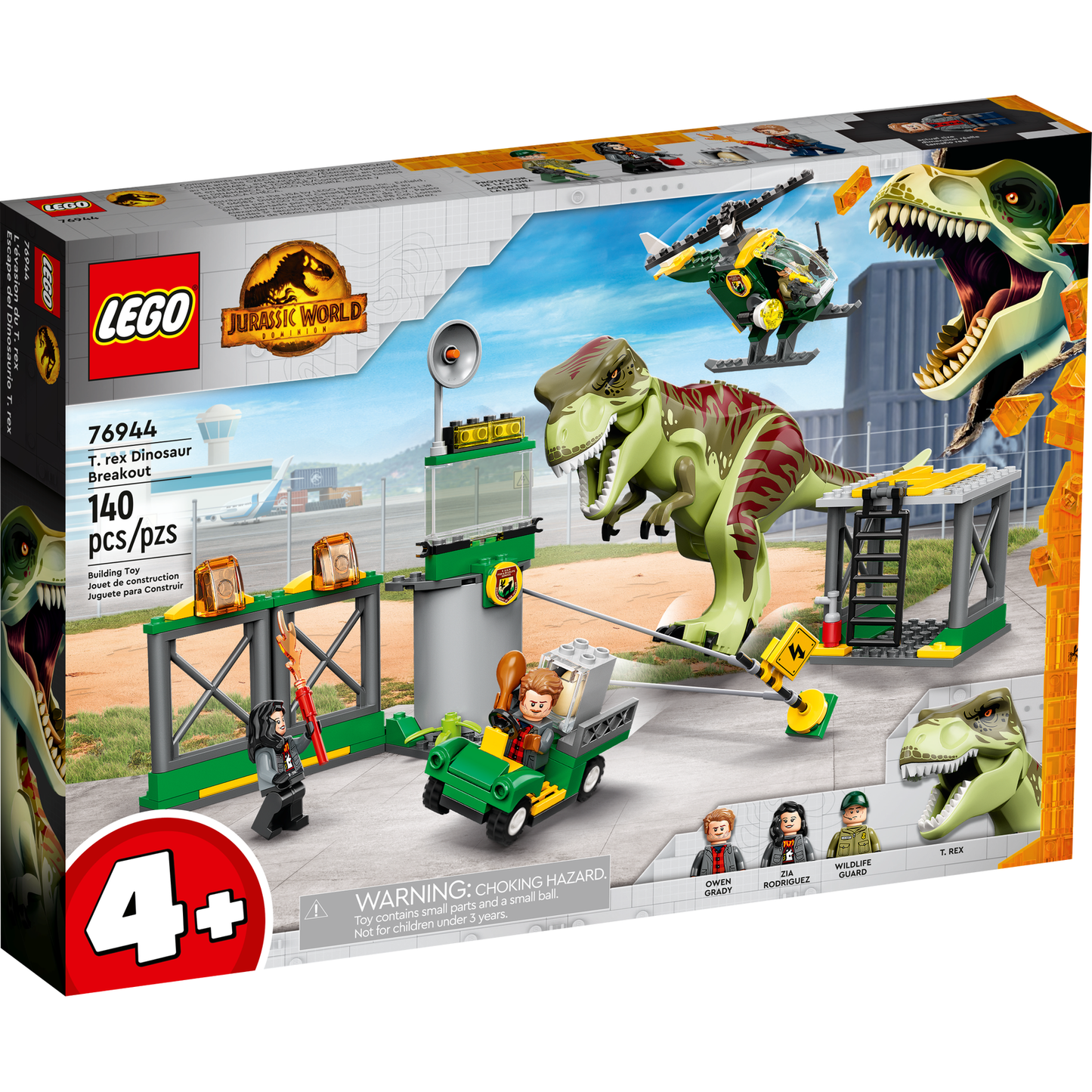 Lego T Rex Gate Lego Jurassic World Dominion Dinosaur Breakout