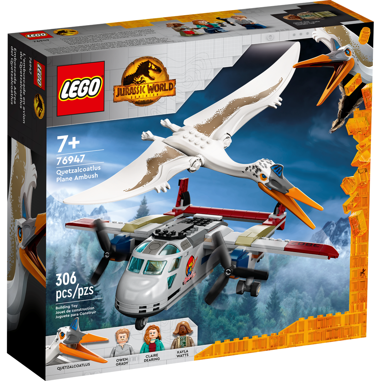 Lego Jurassic World Dominion Quetzalcoatlus Plane Ambush