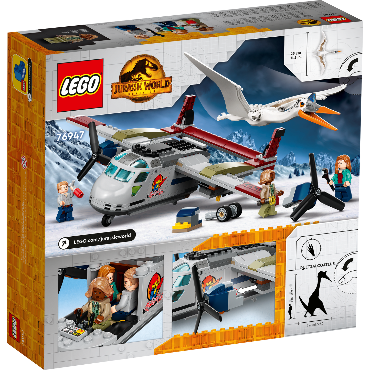 Lego Jurassic World Dominion Quetzalcoatlus Plane Ambush