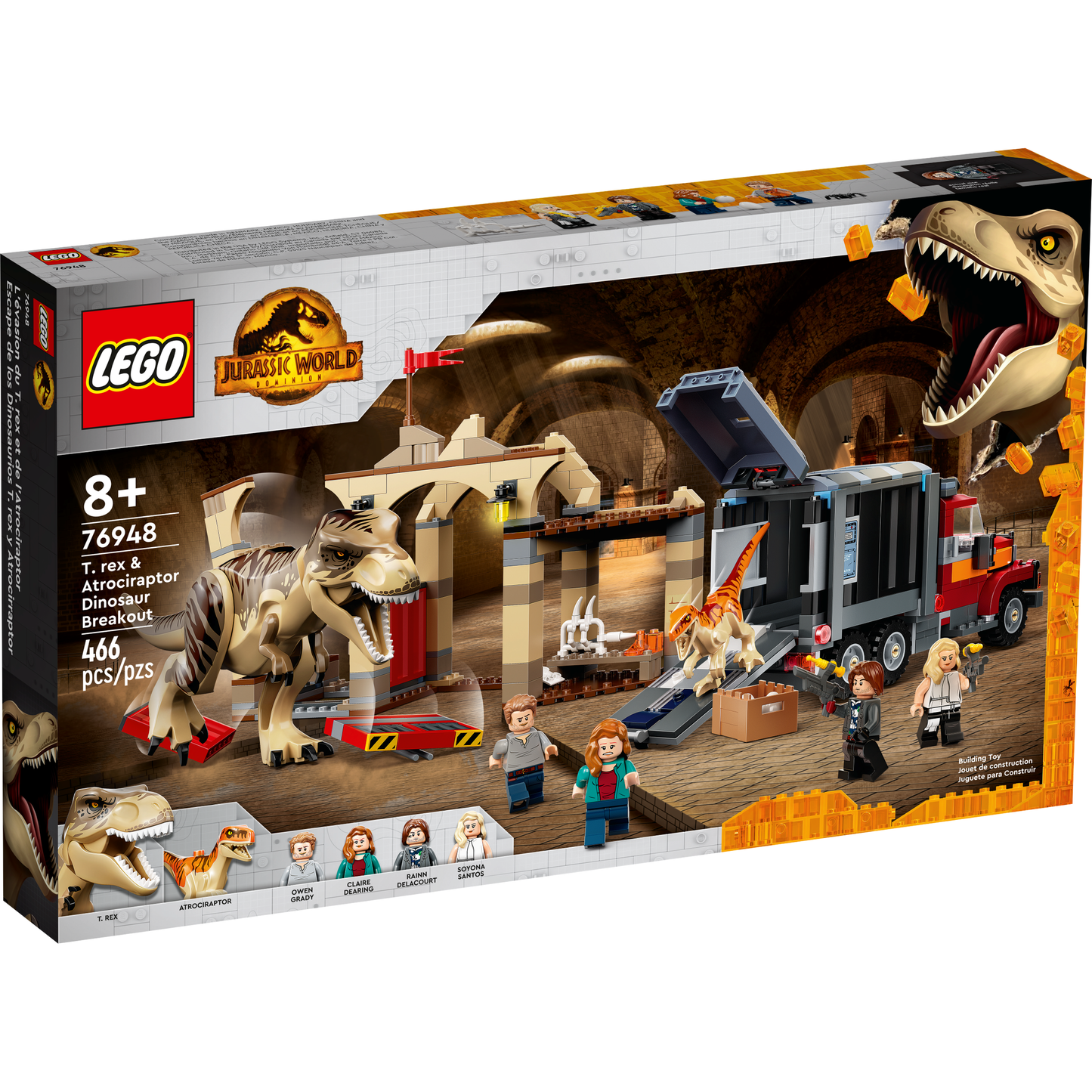 Lego Jurassic World Dominion Atrociraptor Dinosaur