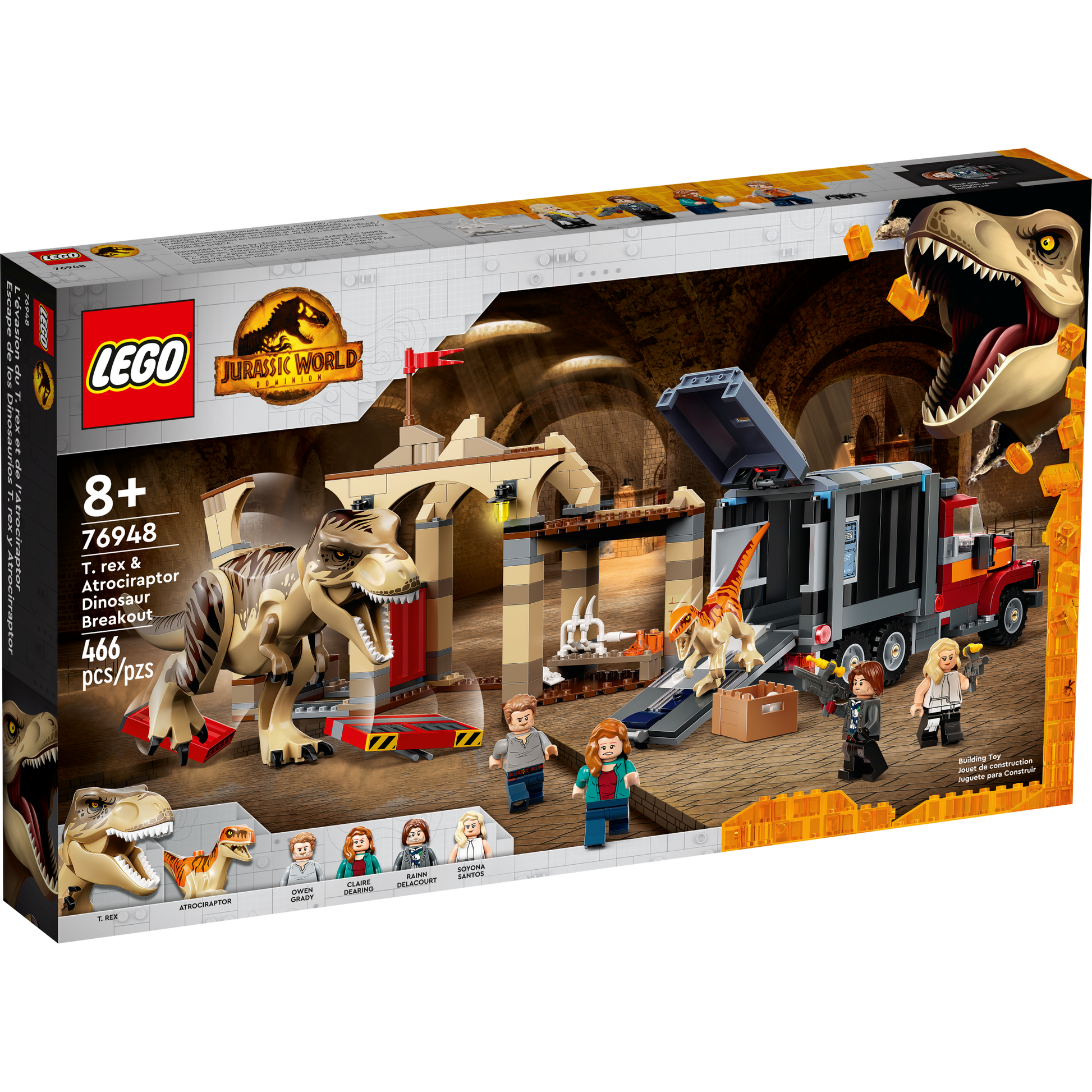 Lego Jurassic World Dominion Atrociraptor Dinosaur