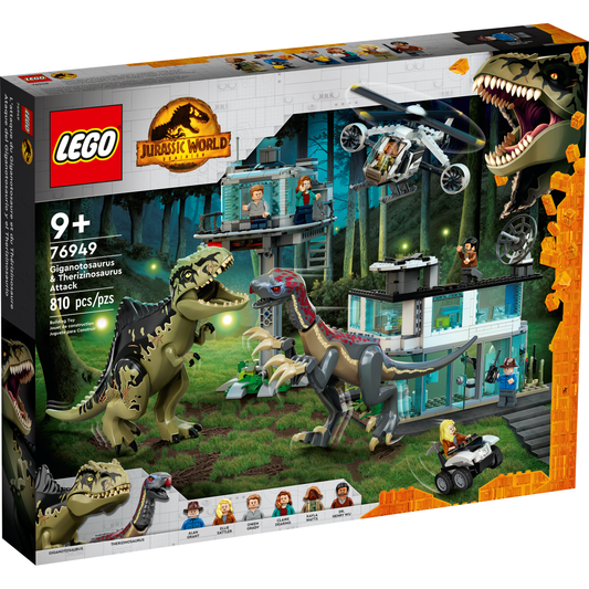 Lego Jurassic World Dominion Giganotosaurus & Therizinosaurus Attack