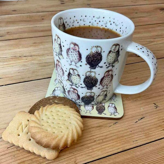 Alex Clark Mug Owls