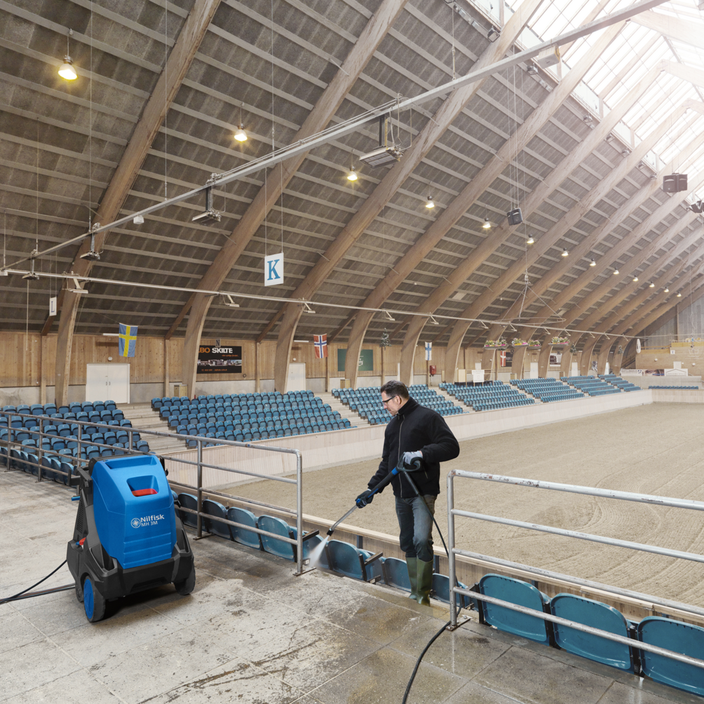 Nilfisk MH 3M-100/600 Hot Water Pressure Washer