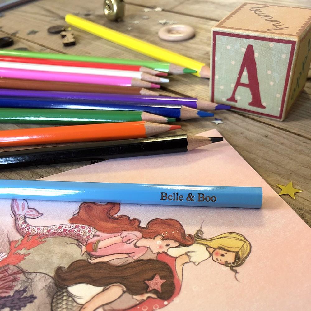 Belle & Boo Mermaid Colouring Pencil Tin