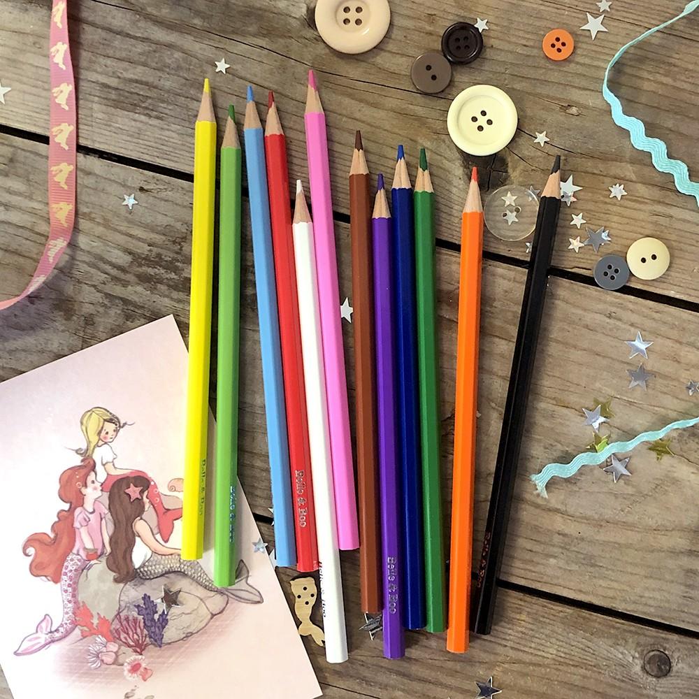 Belle & Boo Mermaid Colouring Pencil Tin