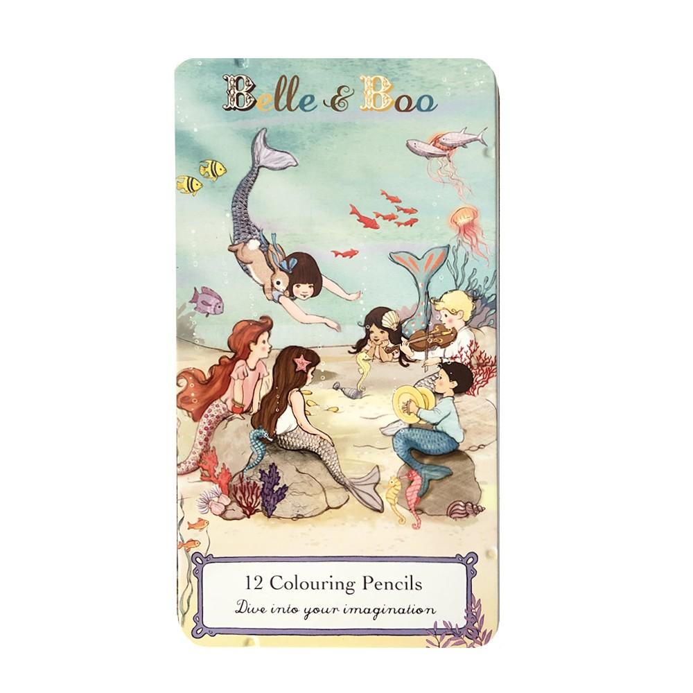 Belle & Boo Mermaid Colouring Pencil Tin