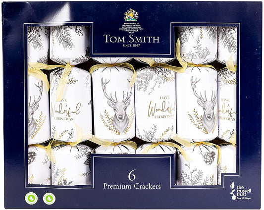 Tom Smith Christmas Crackers Winter Stag 6 Pack
