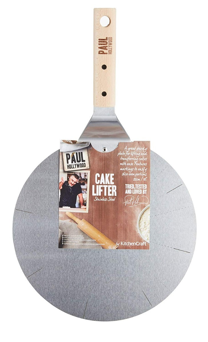 Paul Hollywood Stainless Steel Cake Lifter 25cm