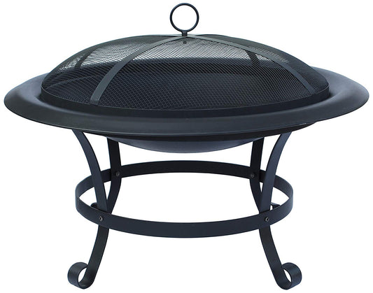 Gardeco Cassio Firebowl Black 76cm