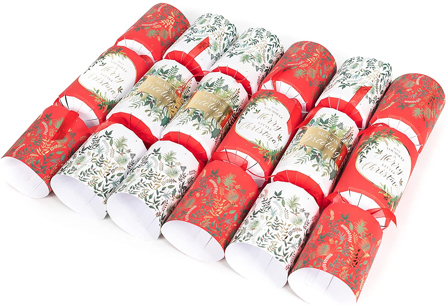 Tom Smith Premium Christmas Crackers Traditional Foliage 6 Pack Sam tom-smith-premium-christmas-crackers-traditional-foliage-6-pack-sam