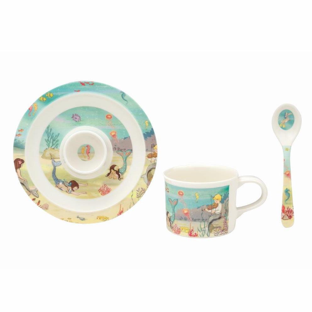 Belle & Boo Mermaid Egg Cup Set