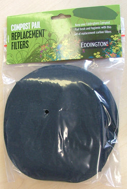 Eddingtons Carbon Filters for Deluxe Compost Pail - Set of 2