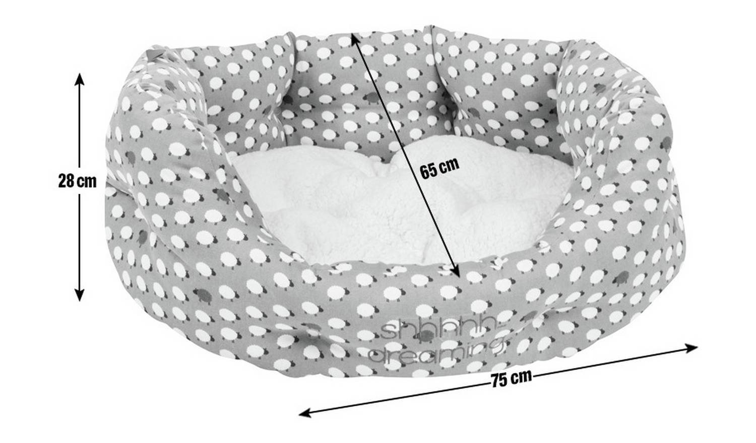Petface Sheep Dog Bed L Petface Dog Beds Sam Turner & Sons