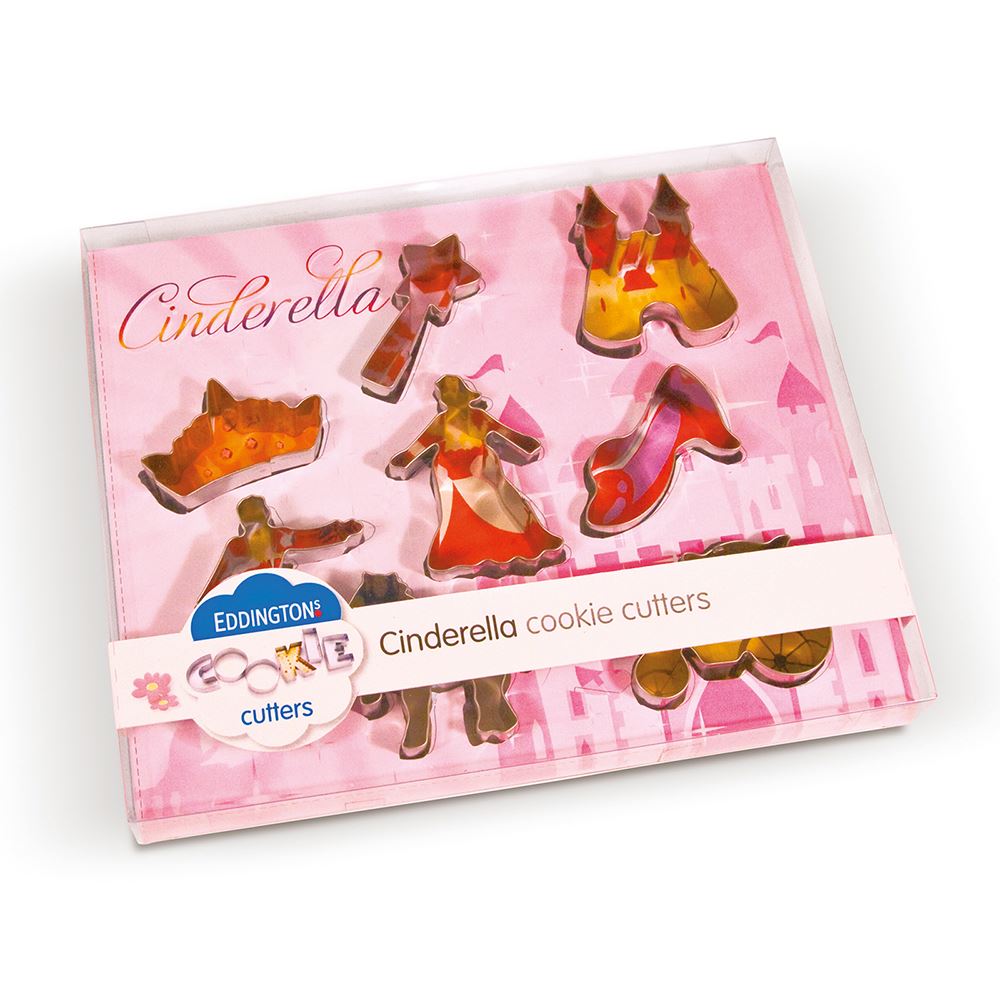 Eddingtons Cinderella Cookie Cutters 8-Pack