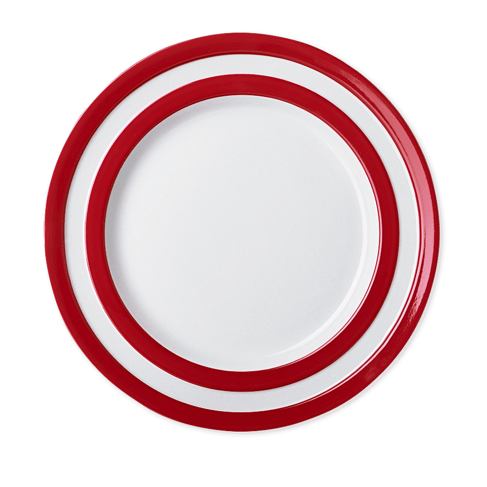 Cornishware Cornish Red Lunch Plate 25cm