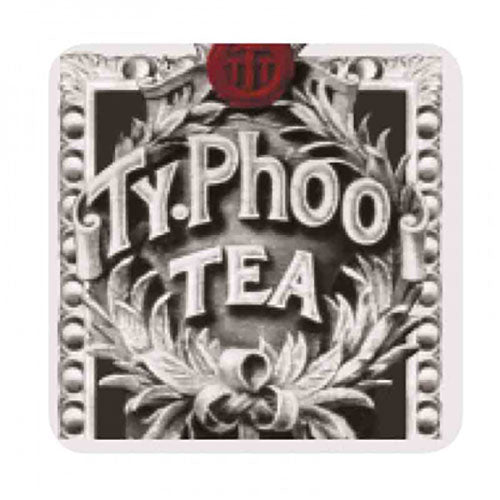 Half Moon Bay Typhoo Coaster Tea Leaves