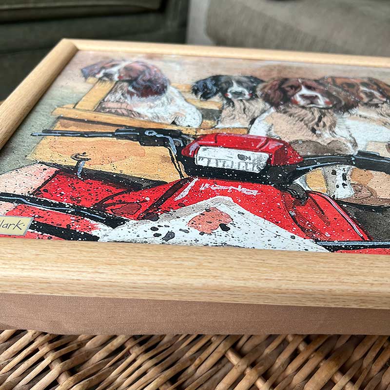 Alex Clark Working Spaniels Lap Tray