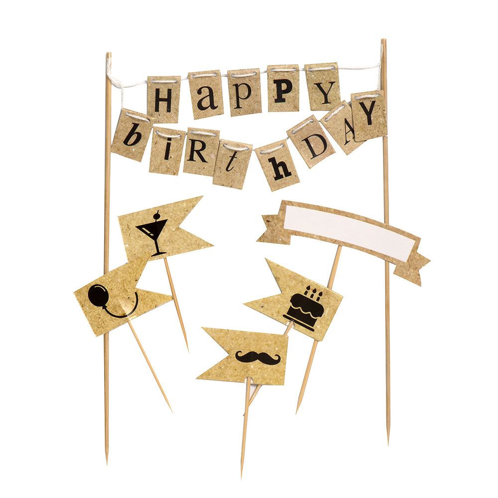 Eddingtons Cake Bunting & Flags Happy Birthday