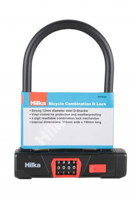 Hilka Bicycle Combination D Lock Sam Turner Sons