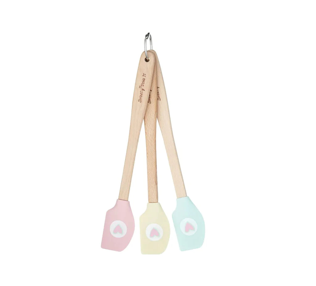 Sweetly Does It 3 Piece Mini Spatula Set