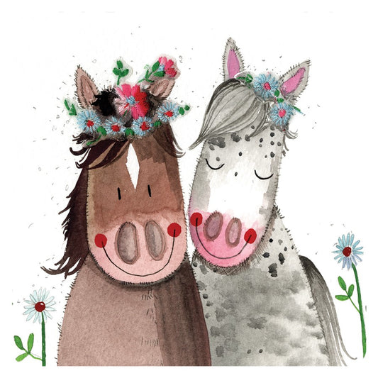 Alex Clark Horses Coaster