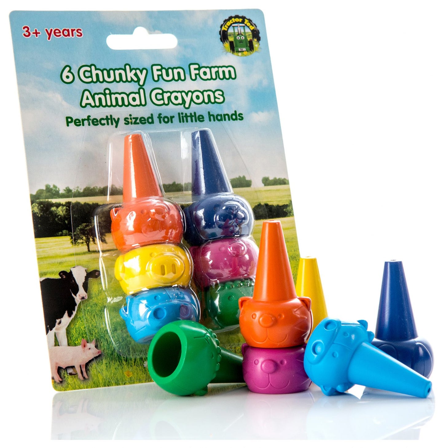 Tractor Ted Farm Crayons