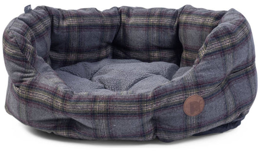Petface Grey Tweed Dog Bed XL