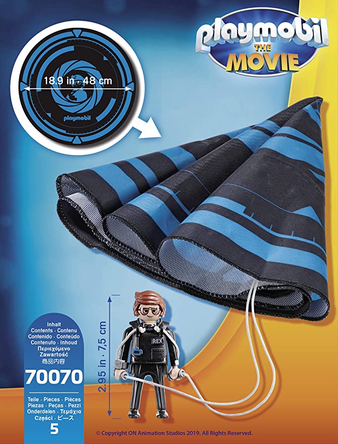 Playmobil The Movie Rex Dasher with Parachute 70070